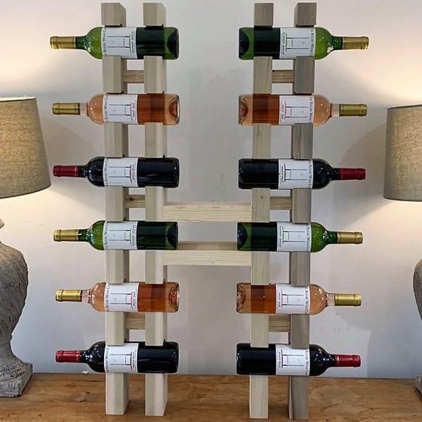 Personalised Home Rugby Wine Rack