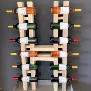 Personalised Home Rugby Wine Rack